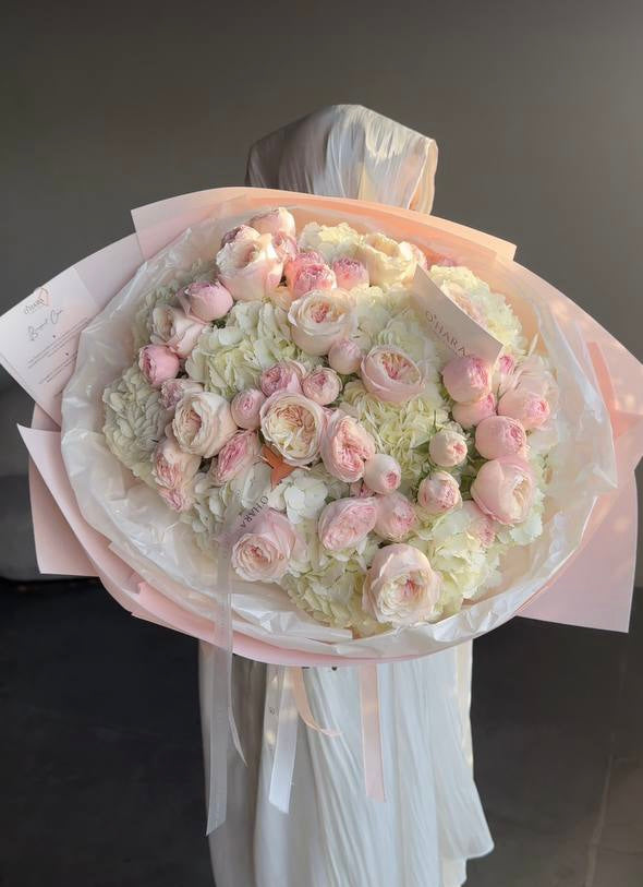 White pink blossom M