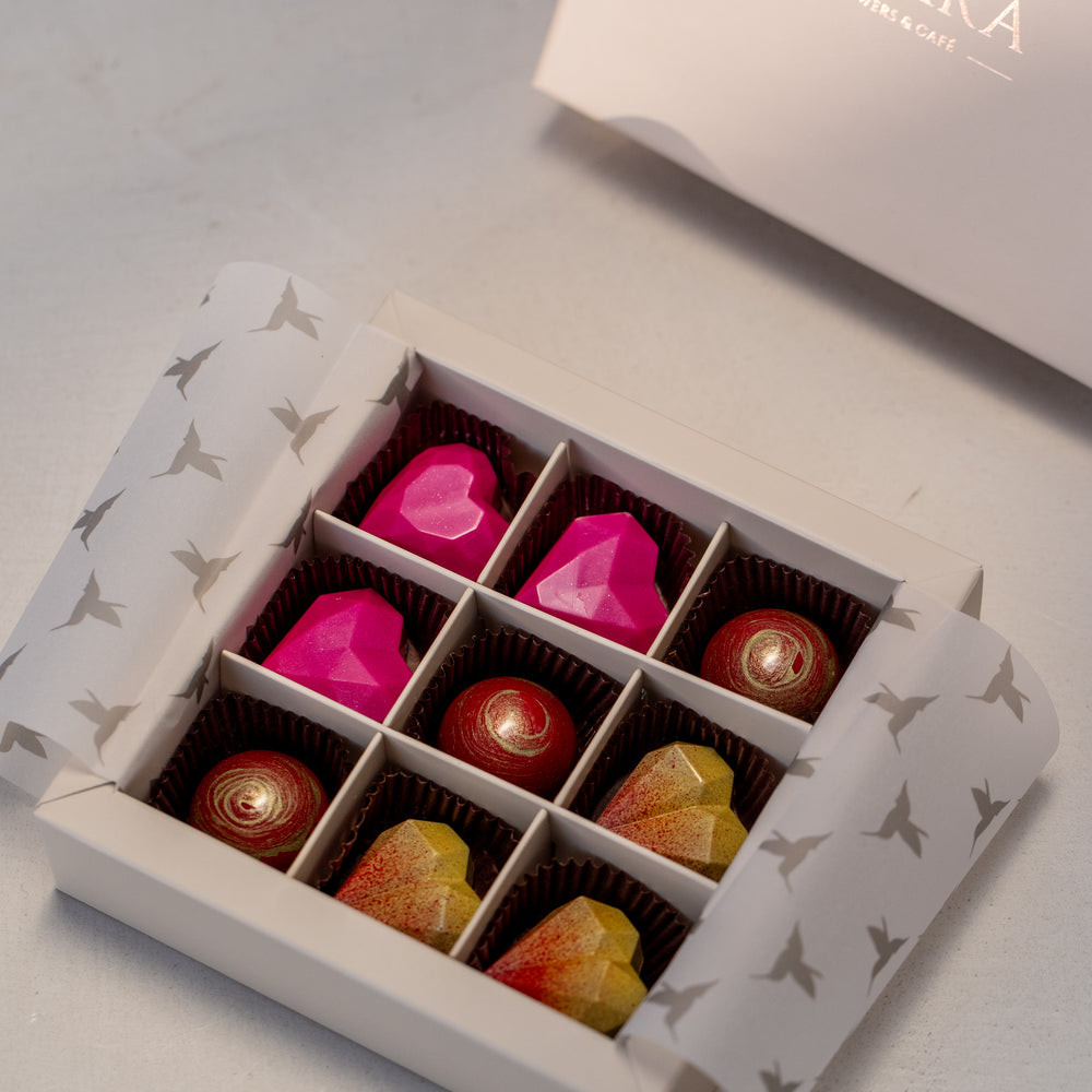 Box with bonbons
